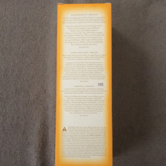 Tocca Capri Reed Oil Diffuser Home Fragrance - Picture 3 of 9